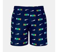 Short De Bain Navy Imprimé De Couleurs Puma Enfant Puma