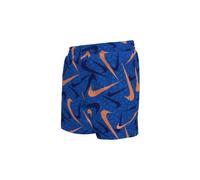 Short de bain nike swim breaker pebble aop 4 bleu orange garcon