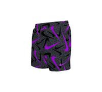 Short de bain nike swim breaker pebble aop 4 noir violet garcon