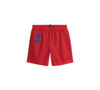 Short de bain polo Superdry Rouge M
