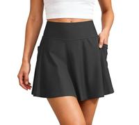 Short de bain pour femme - Jupe de bain bikini - Taille haute - Jupe de sport - Jupe plissée - Respirant - Vêtement de tennis - Jupes pour le sport, le tennis, le golf, le fitness, l'entraînement, O