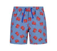 Short de bain rayé à motif crabe enfant CMP Bleu 10 ans