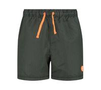 Short de bain rayé enfant CMP Vert 10 ans