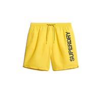 Superdry Maillot de bain Sport Graphic 17 pouces recyclé Jaune/Noir Taille M