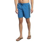 Superdry Sport Graphic 17´´ Swimming Shorts Bleu S Homme