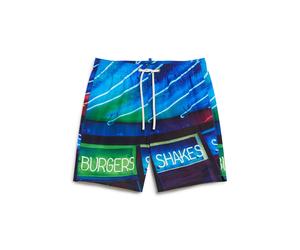 Short de bain Superdry Photographic Bleu XL