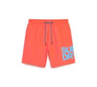 Superdry Sportswear Logo 17´´ Swimming Shorts Orange S Homme