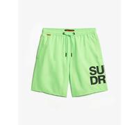 Superdry Short de bain Sportswear Logo 17´´ Vert S Homme