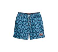 Superdry Tile Print 16´´ Swimming Shorts Bleu L Homme