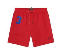 Maillot de bain Superdry Vintage Loco 17 pouces rouge bleu - L