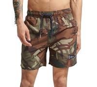Superdry Vintage Varsity Swimming Shorts Vert XL Homme