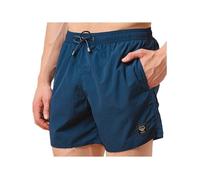 Short de bain texturé - Emporio Armani - Homme - Bleu - Coupe droite - Taille basse élastiquée 50