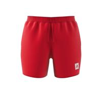 Adidas Short de bain uni court Rouge L Homme