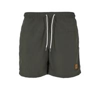 Urban Classics Short de bain Block Swim – kaki – 100% polyamide – Taille XXL