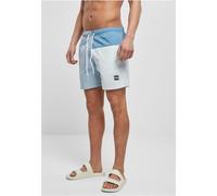 Short de bain Urban Classics 3 Block pour hommes, bleu pastel - 3XL