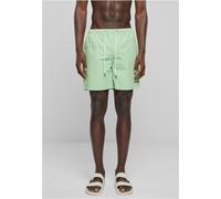 Short de bain Urban Classics Block pour hommes vintagegreen - S