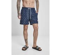 Urban Classics Short De Bain AOP Tattoo Homme Short de Bain Noir 100% Polyester