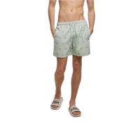 Short de bain Urban Classics Vert 2XL