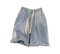 Short de baseball décontracté pour homme Coupe droite élastique Délavé 12,7 cm, BU1., 3XL