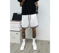 Short de basketball pour hommes. Fabriqué en matériau fin, coupe ample et tissu en maille, ces shorts sont un excellent cadeau pour les pères et les petits amis.. Sports L,M,S,XL,XS,XXLBlocs de couleu