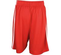 Spiro - Short de basketball - Homme (2XL) (Rouge/Blanc) - UTRW4779 Rouge/Blanc