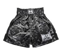 METAL BOXE Short Boxe Anglaise Mirror Adulte Unisexe, Noir, Small