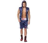 Short de boxe Lonsdale Spaxton Bleu XL