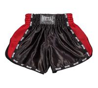 Metal Boxe Short Thaï Kickboxing Extrem Noir/Rouge XXL