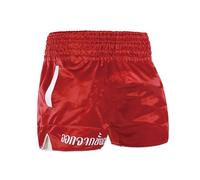 Short de boxe Muay Thai, kickboxing, gym, boxe, MMA, entraînement avec poche, Tigre rouge, Taille M