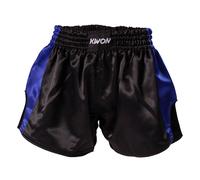 Short de boxe Thaï enfant Kwon Clubline Noir 12 ans