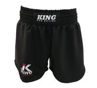 Short de boxe Thaï King Pro Boxing Stormking Basic Noir S