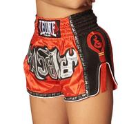 Leone1947 Short de kick thaï Bangkok Rouge Taille M femme
