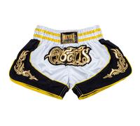 Short de boxe Thaï Metal Boxe Lumpunee Blanc L