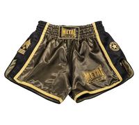 Short De Boxe Thaï Métal Extrem Militarym Vert