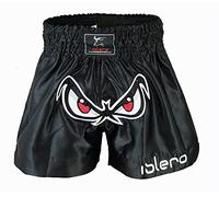 Short de combat Islero Muay Thai MMA Kick Boxing Grappling Arts Martiaux UFC Hommes, Noir , M
