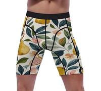 Short de Compression Figs and Pears pour Homme, Short de Sport en élasthanne, sous-vêtement de Base pour entraînement et Performance