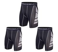 Short de Compression pour Homme Sport Tight Running Couche de Base de Caleçon Boxer Sport Cycliste Collant Court de Sport Gym à Séchage Rapide Leggings 3 Short