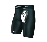 Short de compression Shock Doctor avec Bioflex Cup noir Noir L
