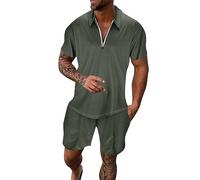 Short de Costume à Manches Courtes 3D à séchage Rapide pour Hommes Beach Tropical HawaiianSS Body Sports Shorts Suit Costume de Sport Cardigan Rouge pour Garçons
