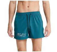 Short de course à trois points pour homme - Séchage rapide - Respirant - Poches amples - Short d'entraînement court - Pantalon de jogging pour l'extérieur, Vert armée., S