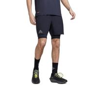 Short de course PRO Trail 2-en-1 - noir - M - Homme - Adulte - Polyester recyclé - Jersey de polyamide S