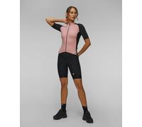 Maillot Assos Uma GTV c2 manches courtes rose noir femme - S