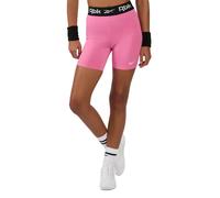 Reebok Bikes Short de cycliste ID Train Ruched Biker Short Rose/Noir/Blanc Taille M