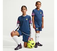 Short de foot Dri-FIT Kylian Mbappé Academy pour ado Mystic Navy/Mystic Navy/Pinksicle/Noir S