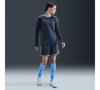 Short de foot Dri-FIT Nike Academy pour femme Thunder Blue/Cool Grey/Bright Crimson L (FR 46-48)