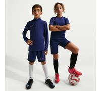 Short de foot en maille Dri-FIT Nike Academy pour ado Blue Void/Blanc/Noir/Pinksicle S