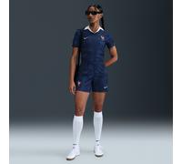 Short de foot Replica Nike Dri-FIT FFF 2025/26 Stadium Domicile pour femme Blue Void/Light Madder Root XS (FR 34-36)