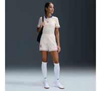 Short de foot replica Nike Dri-FIT FFF 2025/26 Stadium Extérieur pour femme Pale Ivory/Light Madder Root M (FR 42-44)