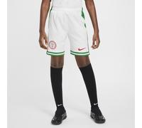 Short de foot Replica Nike Dri-FIT Nigeria 2024 Stadium Domicile pour ado Blanc/Lucky Green/Challenge Red XS