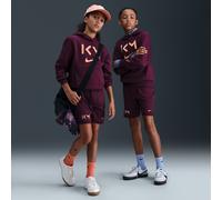 Short de football Nike Dri-FIT Kylian Mbappé Academy pour ado Bordeaux/Bordeaux/Orange Pulse/Melon Tint XS